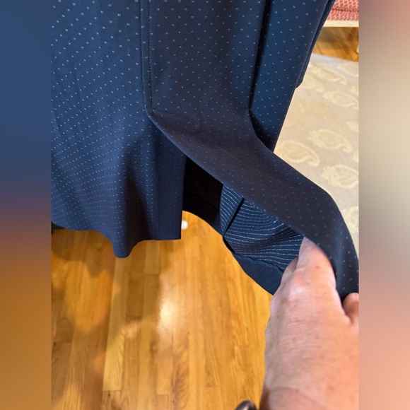 CABi Pin Dot Blazer - Sz Large Navy - Picture 11 of 12